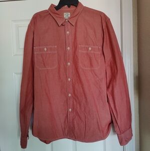 J.Crew Chambray button up shirt Xl